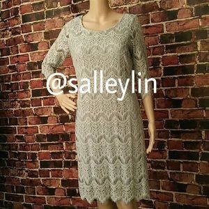 🔵Beautiful Lace Shift Dress